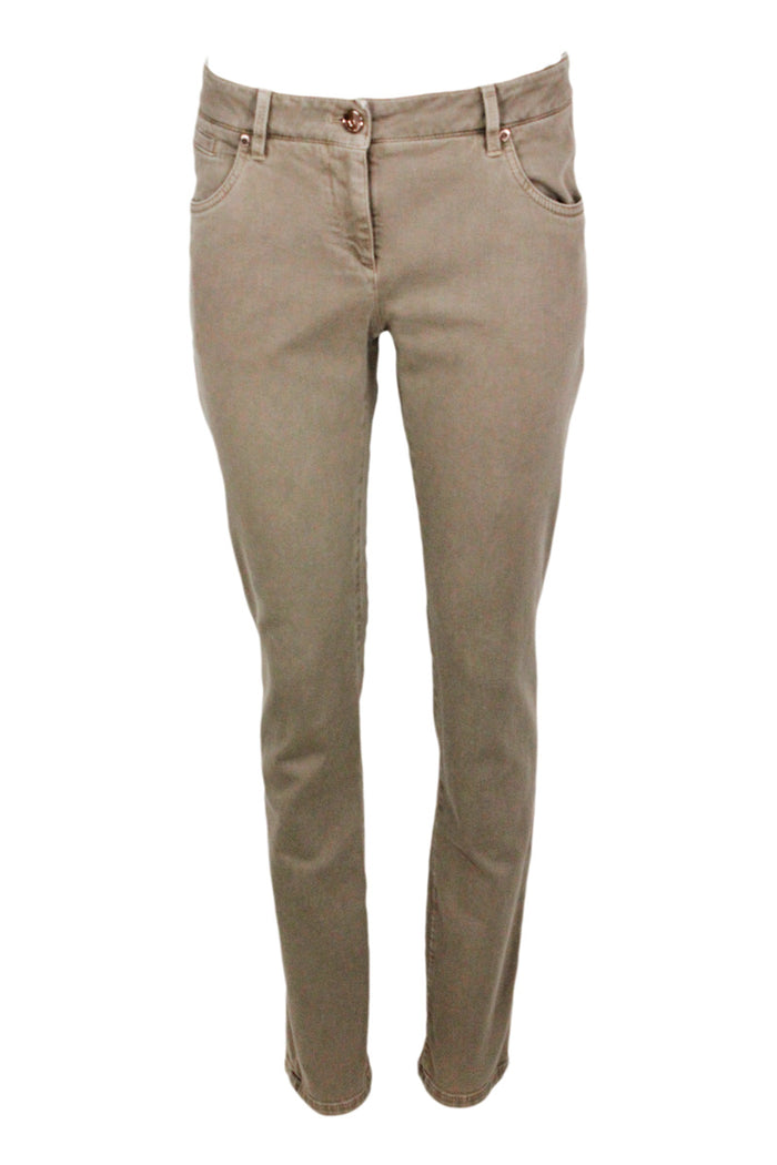 Brunello Cucinelli Trousers Beige 96co 4ea