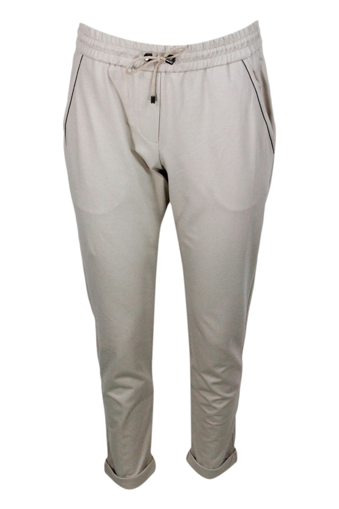 Brunello Cucinelli Trousers Beige 98co 2 Ea