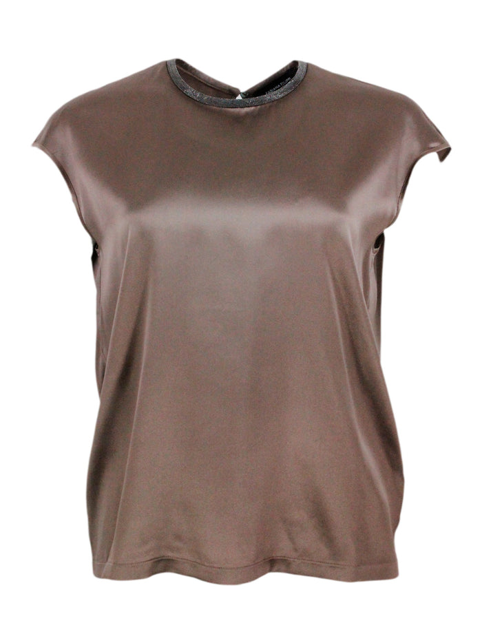 Fabiana Filippi Top Brown 96se 4ea