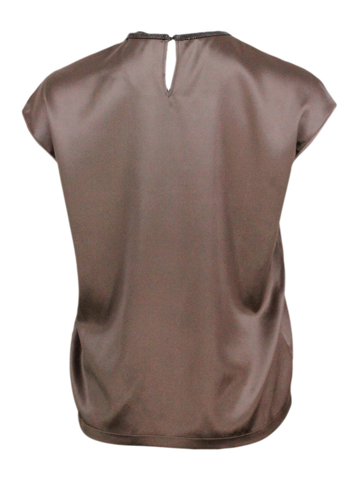 Fabiana Filippi Top Brown 96se 4ea