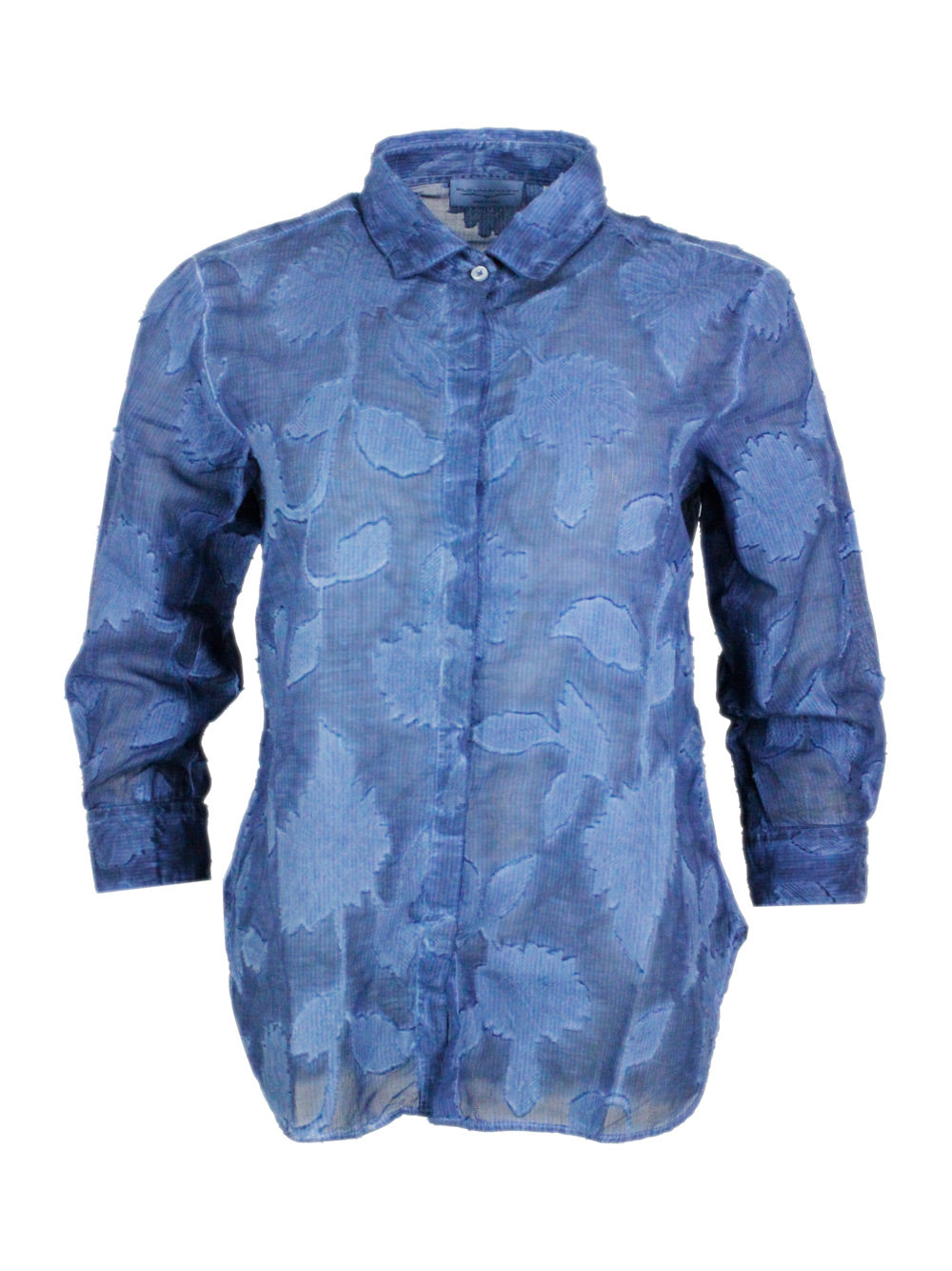 PLOUMANCH Shirts Blu Nautico 100co
