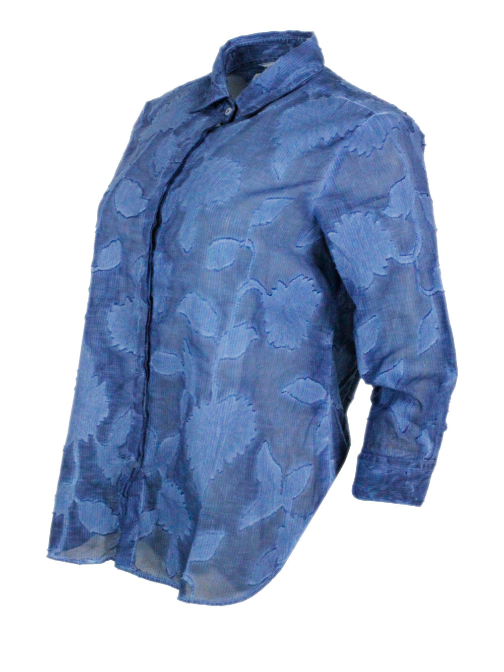 PLOUMANCH Shirts Blu Nautico 100co