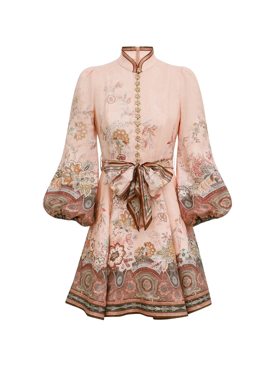 Zimmermann Silk 100% dress in pink
