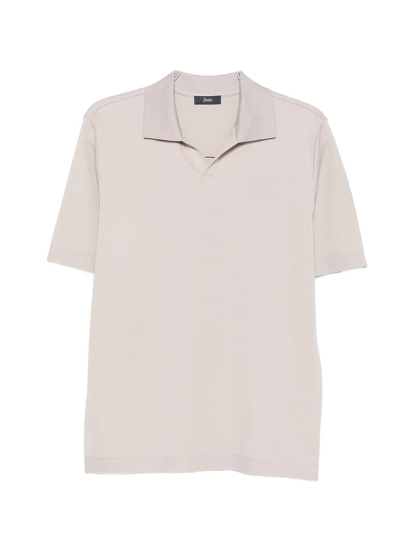 Herno Cotton 100% polo in beige
