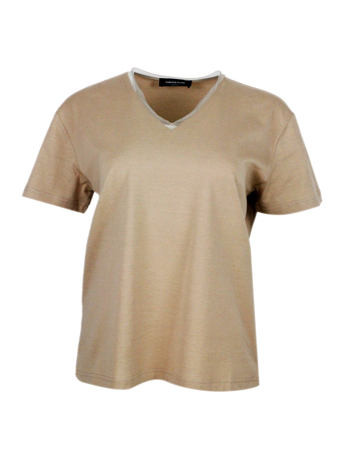 Fabiana Filippi T-shirts and Polos White 100co