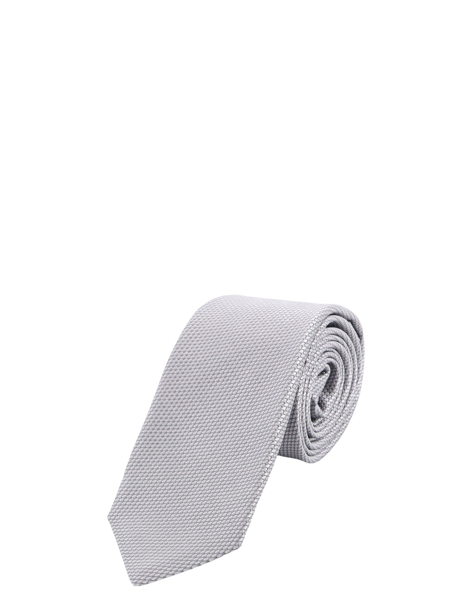 Kiton Ciro Paone Ties Grey Seta