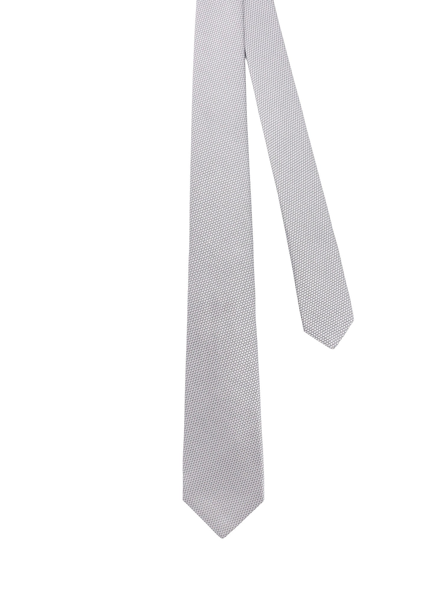 Kiton Ciro Paone Ties Grey Seta