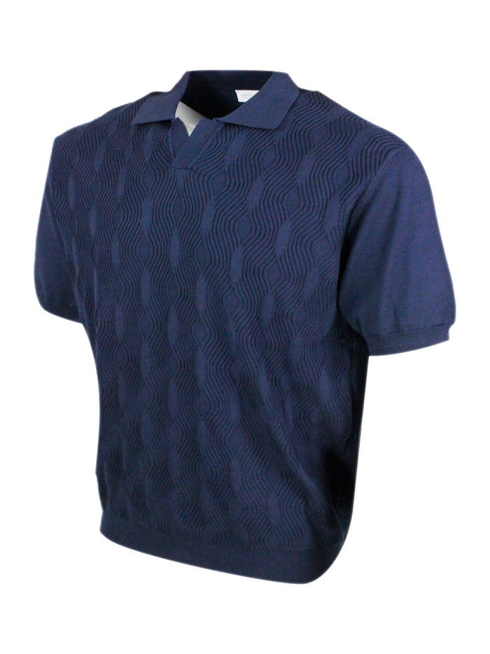04651-A TRIP IN A BAG T-shirts and Polos Blue 100co