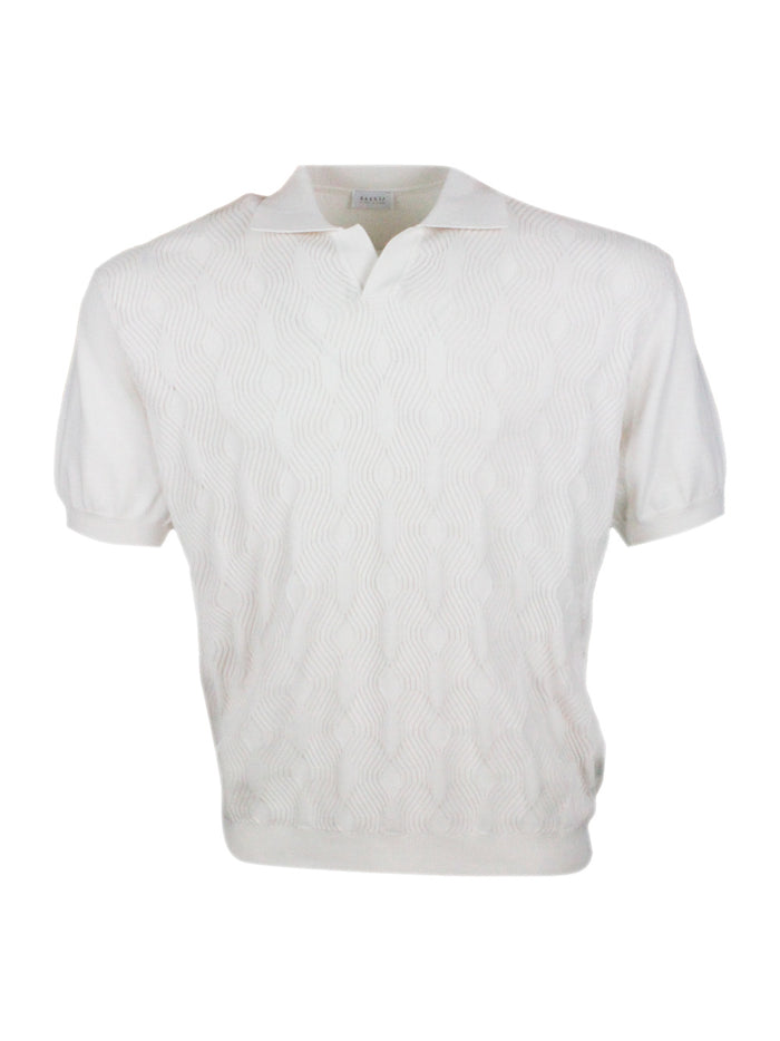 04651-A TRIP IN A BAG T-shirts and Polos White 100co