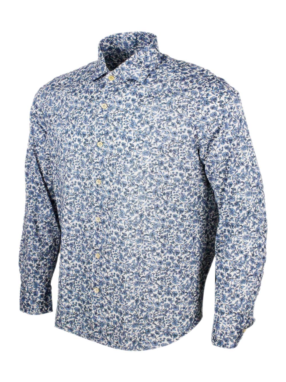 SONRISA Shirts Azzurro - Bianco 100co