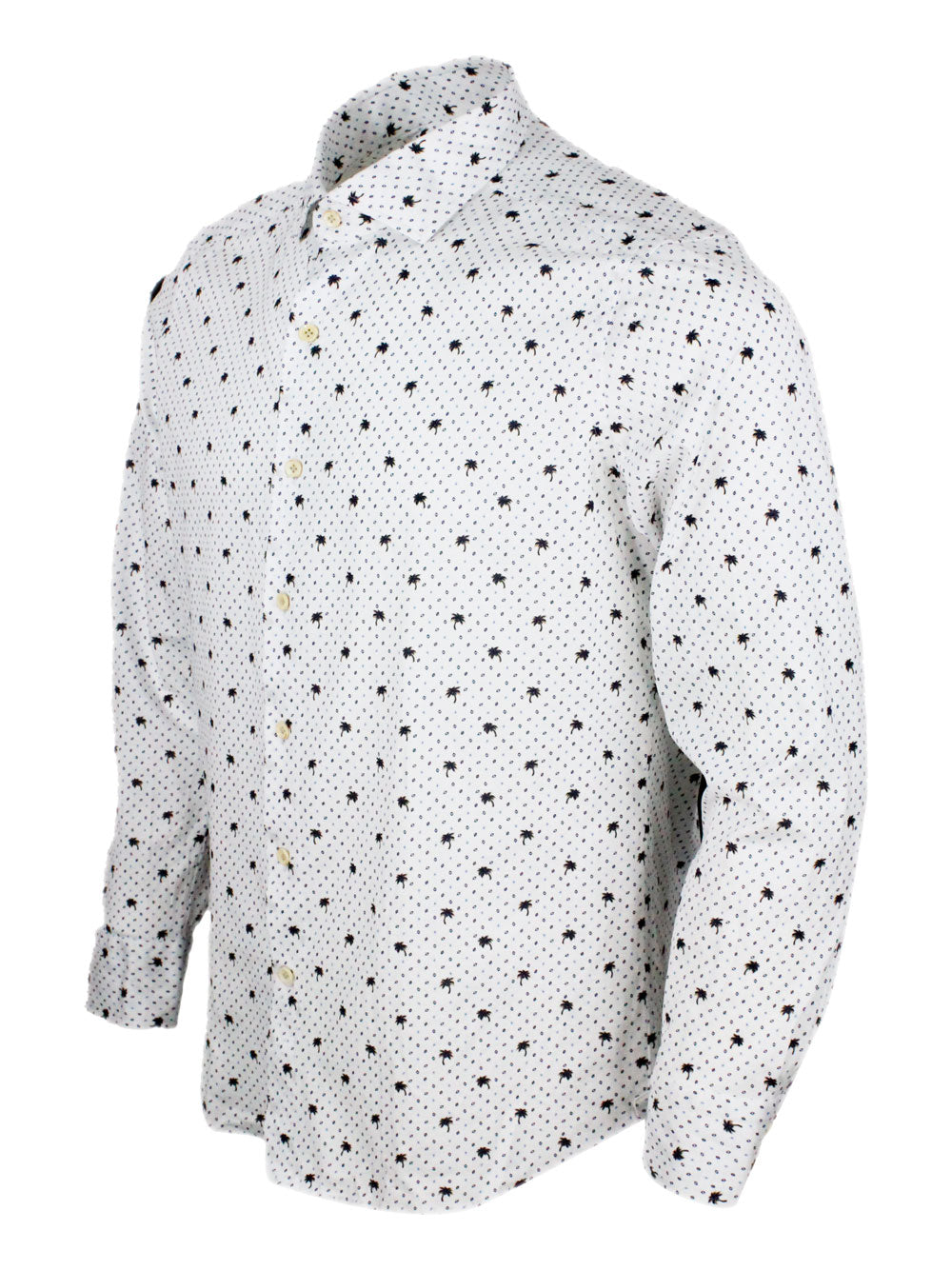 SONRISA Shirts Bianco - Blu 100co
