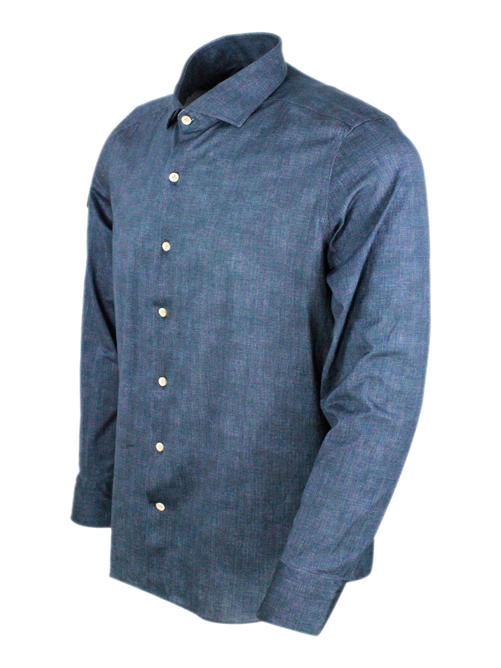 SONRISA Shirts Blu Denim Dark 100co