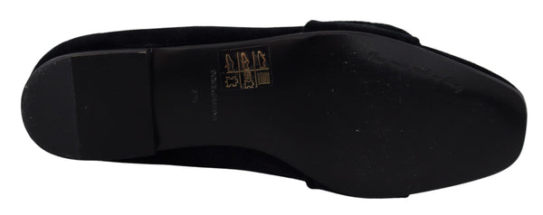 Dolce & Gabbana 79% Cotton loafer in black