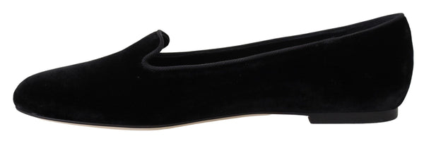 Dolce & Gabbana 15% Silk flat in black