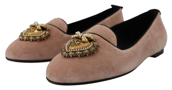 Dolce & Gabbana 44% Cotton loafer in pink