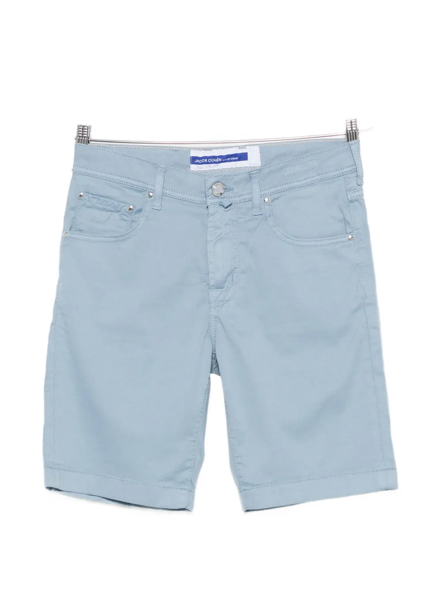 Jacob Cohen Cotton 55% shorts in light blue