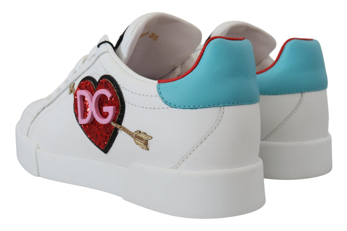 Dolce & Gabbana 100% Leather sneaker in white — view 2