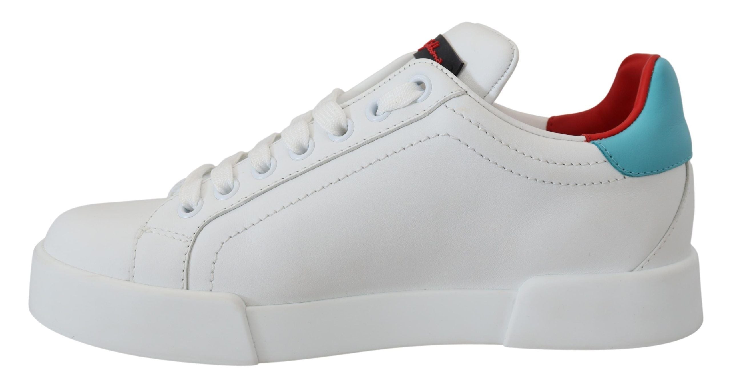 Dolce & Gabbana 100% Leather sneaker in white — view 3