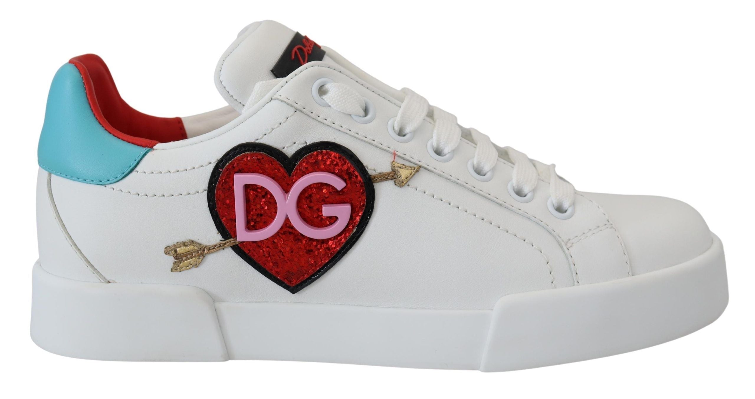 Dolce & Gabbana 100% Leather sneaker in white — view 4