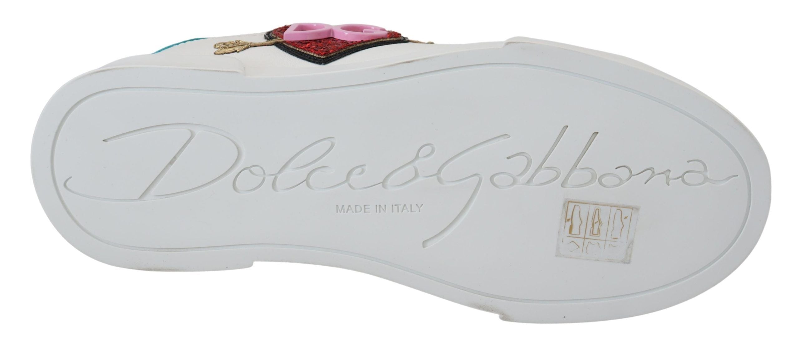 Dolce & Gabbana 100% Leather sneaker in white — view 5