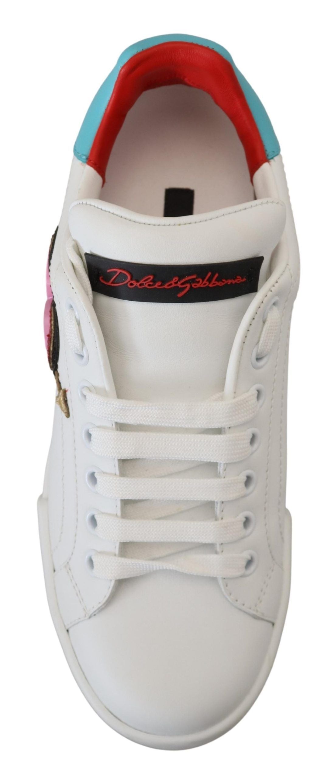 Dolce & Gabbana 100% Leather sneaker in white — view 6