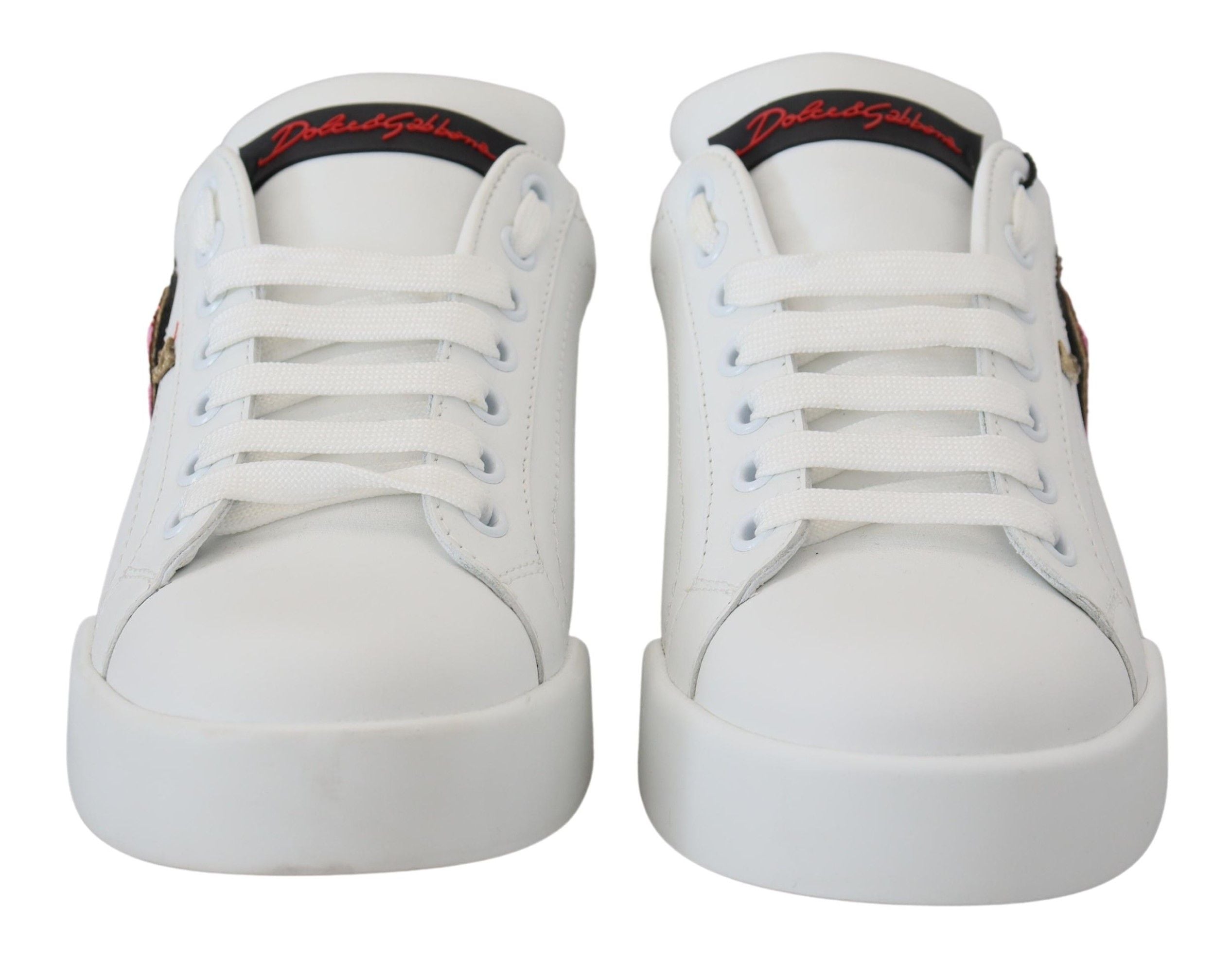 Dolce & Gabbana 100% Leather sneaker in white — view 7