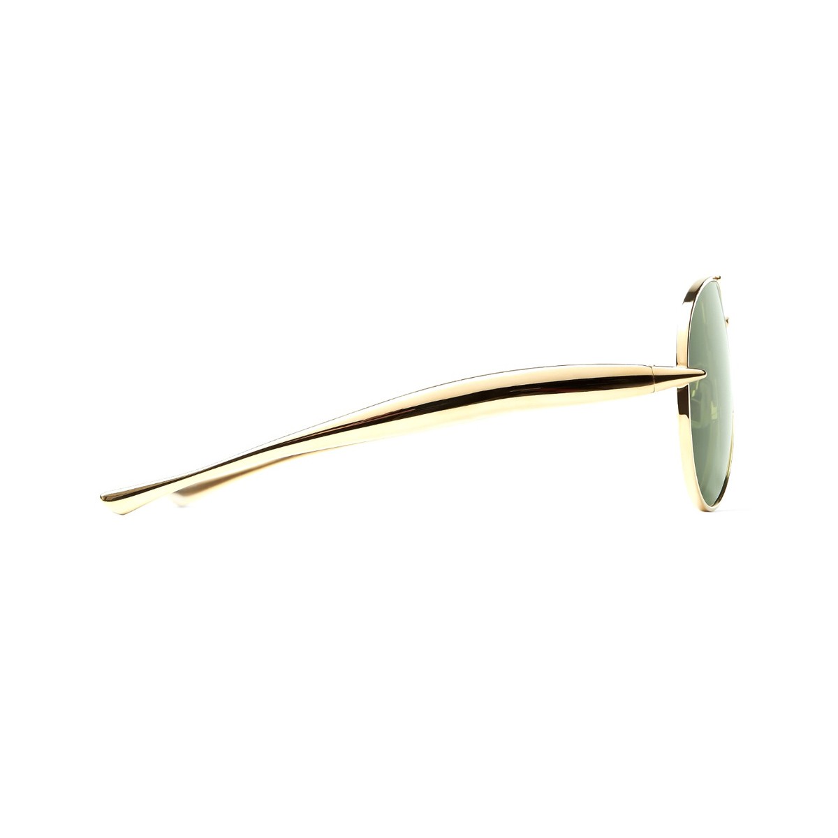 Bottega Veneta Bv1305s Linea Unapologetic Gold / Green Metallo Sunglasses
