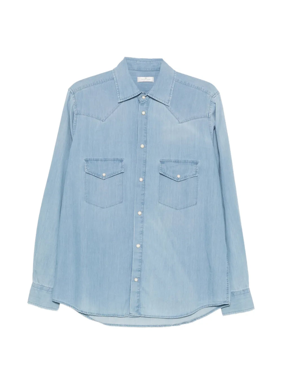 Panicale Cotton 100% shirt in blue