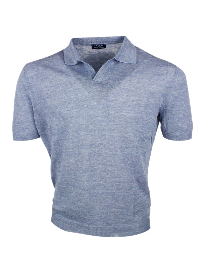 Barba Napoli T-shirts and Polos Blue 100li