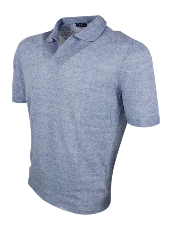 Barba Napoli T-shirts and Polos Blue 100li