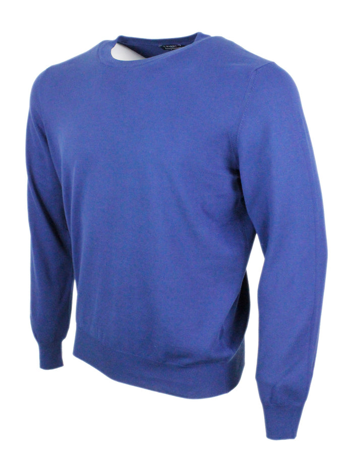 Barba Napoli Sweaters Blue 100co