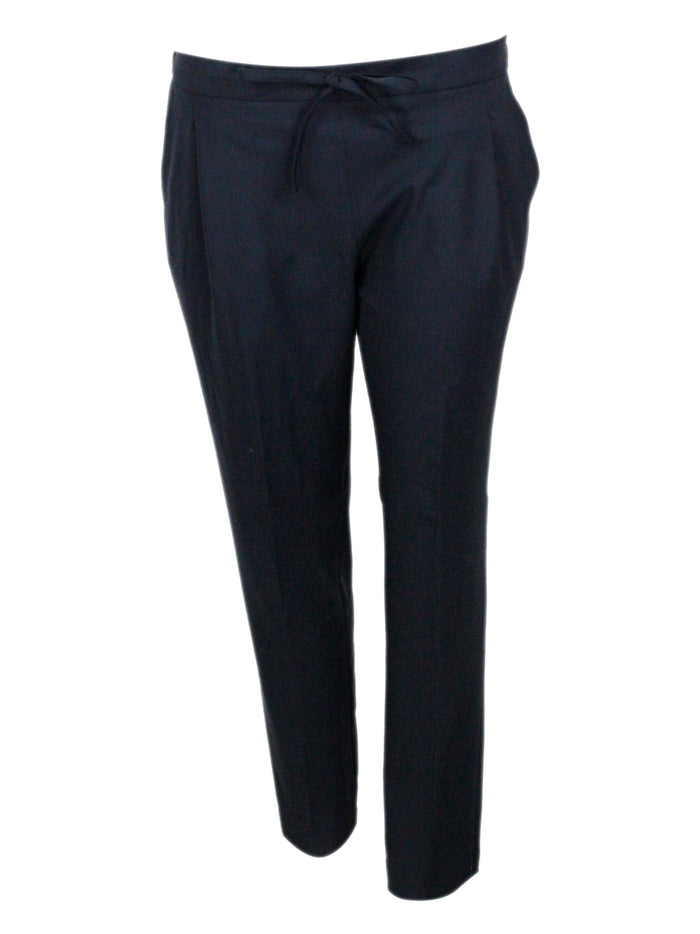 Fabiana Filippi Trousers Blue 75wv 23pa 2ea