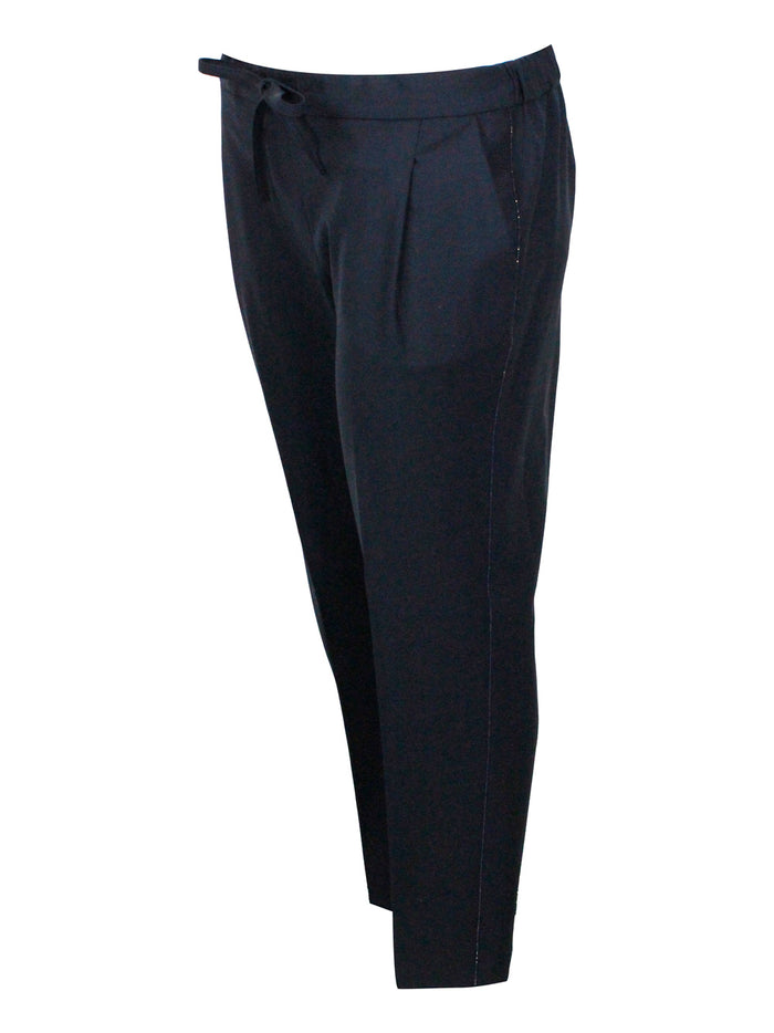 Fabiana Filippi Trousers Blue 75wv 23pa 2ea