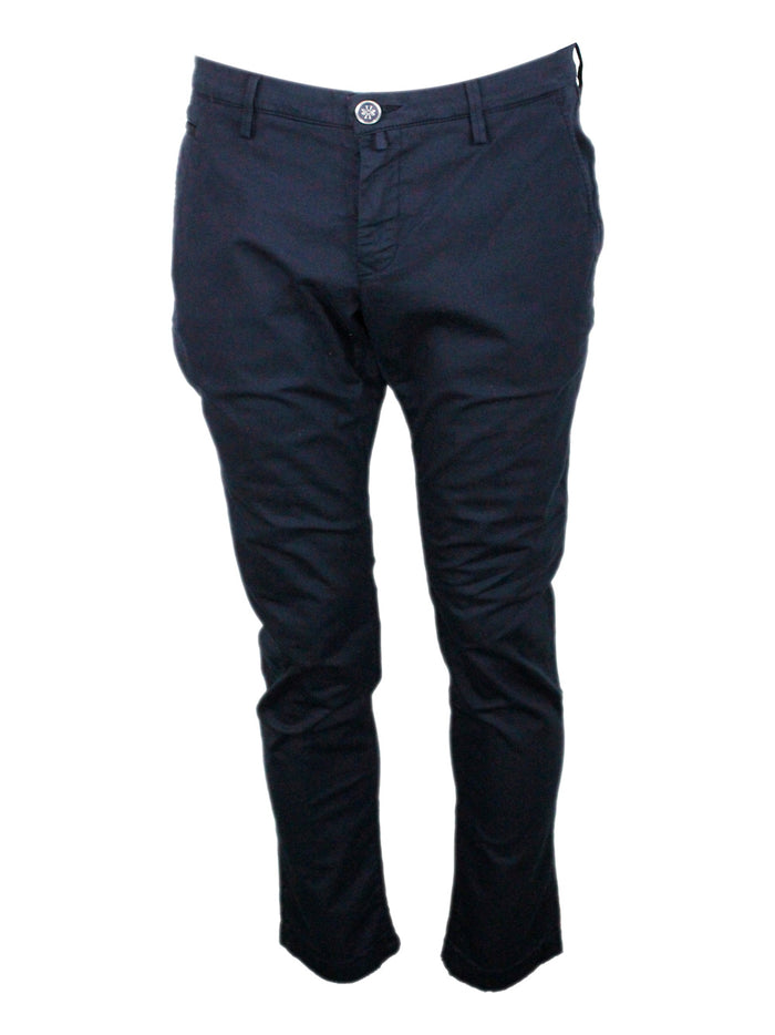 Jacob Cohen Trousers Blue 55co 42ly 3ea