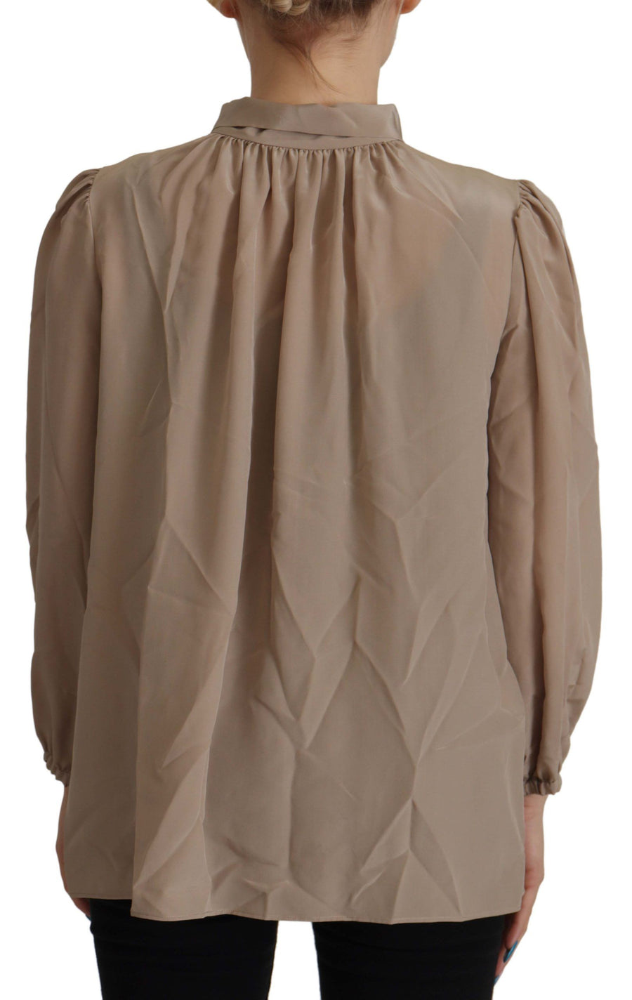 Dolce & Gabbana 100% Silk blouse in brown