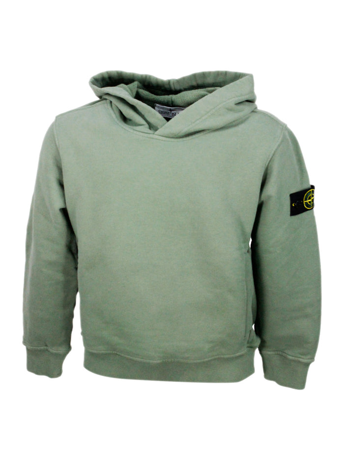 Stone Island Sweaters Verde Sage 100co