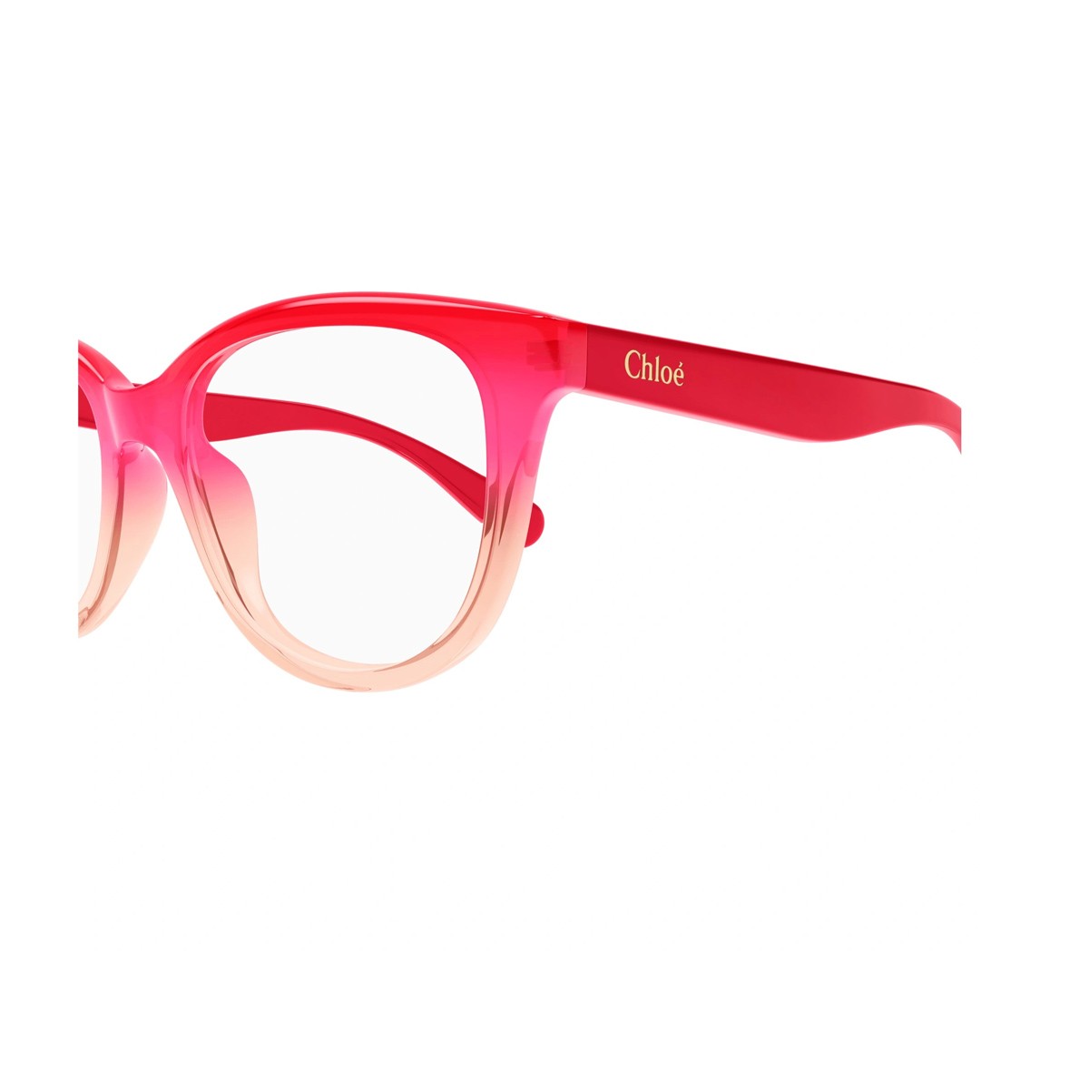Chloé Cc0021o Linea Junior Red Acetato Optical Frames