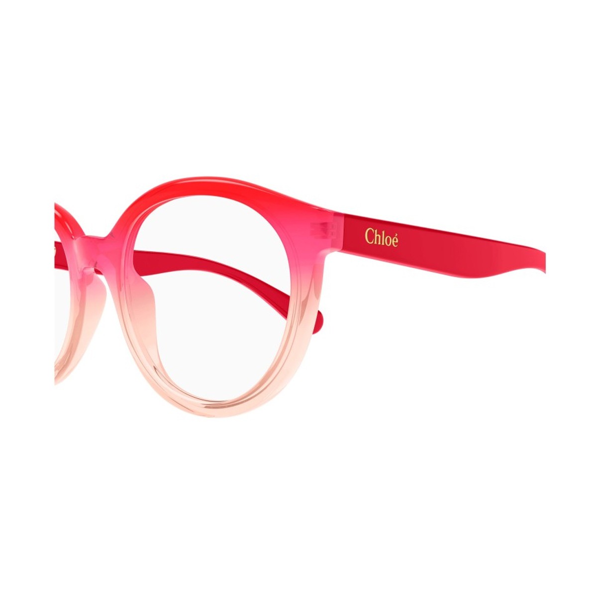 Chloé Cc0022o Linea Junior Red Acetato Optical Frames