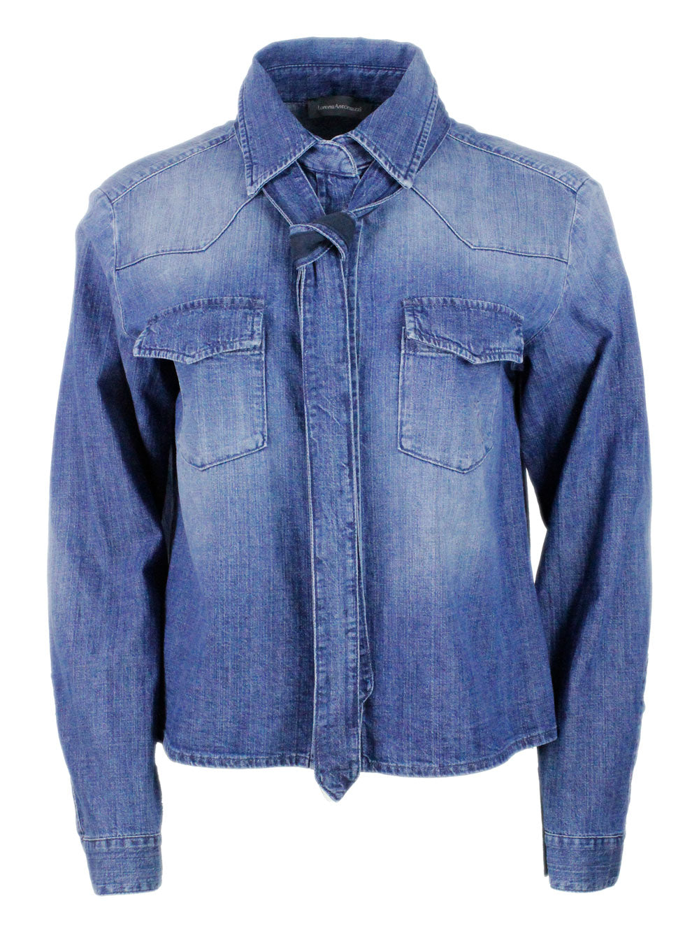 Lorena Antoniazzi Shirts Denim 98co 2ea