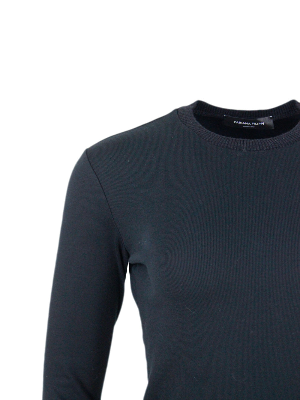 Fabiana Filippi T-Shirts And Polos Black 94co 6ea