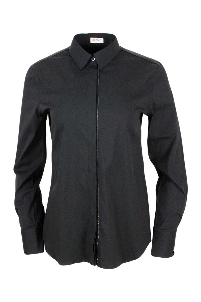 Brunello Cucinelli Shirts Black 72co 23pa 5ea