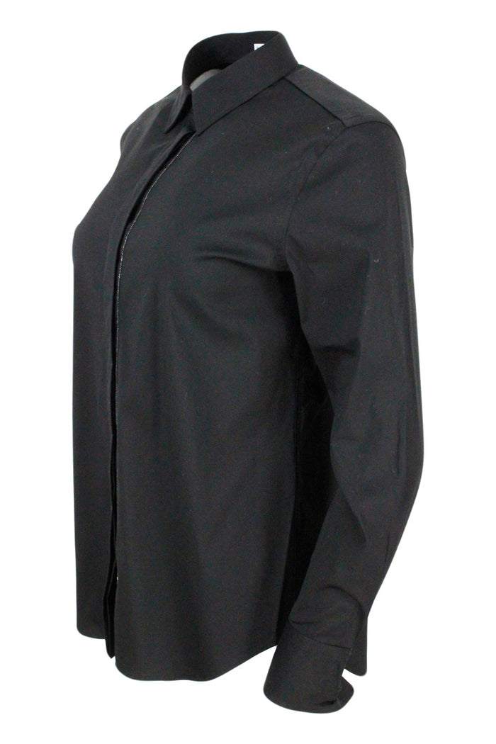 Brunello Cucinelli Shirts Black 72co 23pa 5ea
