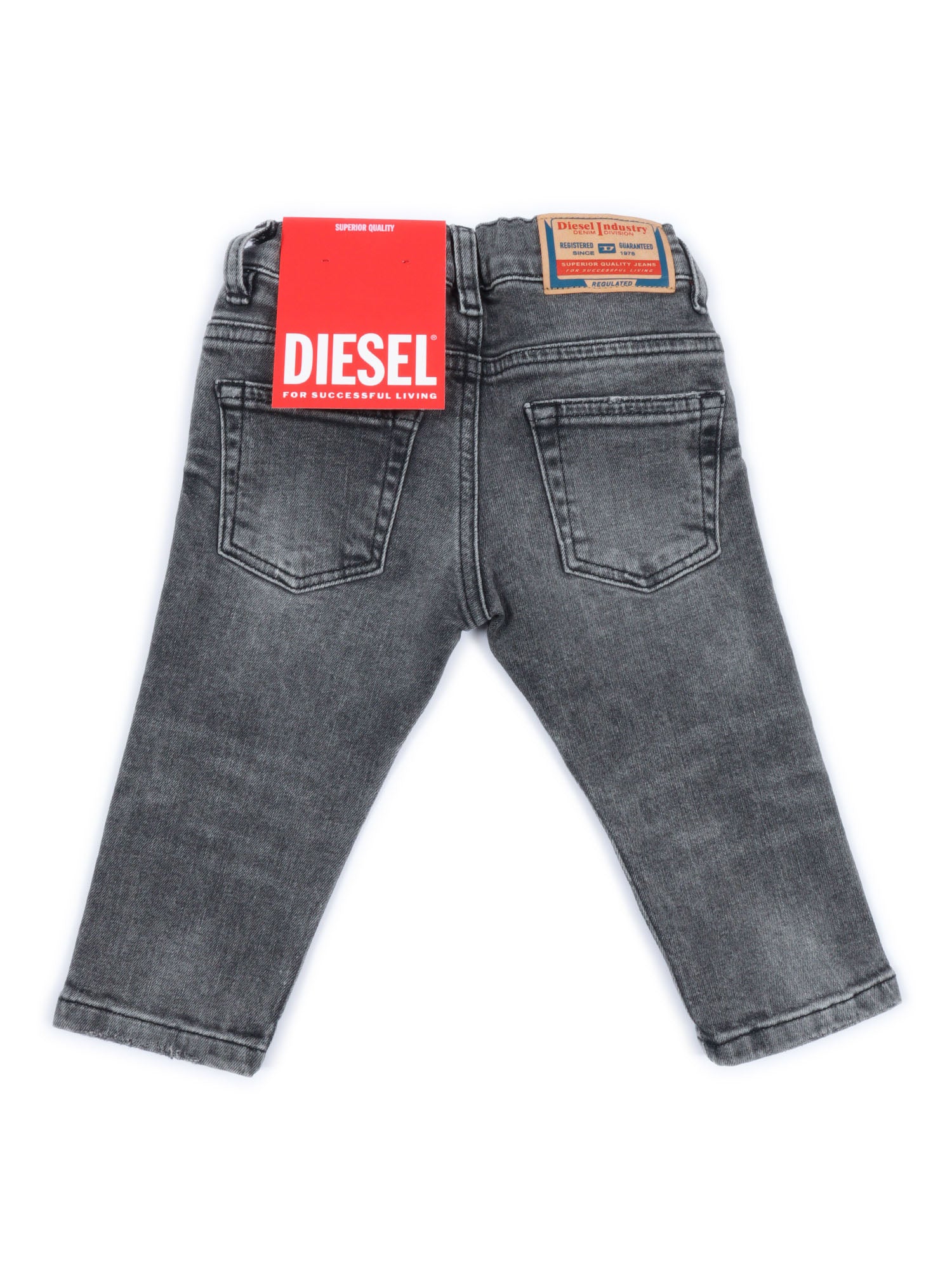 5 Pockets Black Cotton Elastane Jean