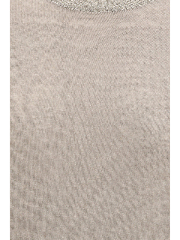 T-Shirt Crewneck Short-Sleeve Linen Washed T-shirts & Jerseys