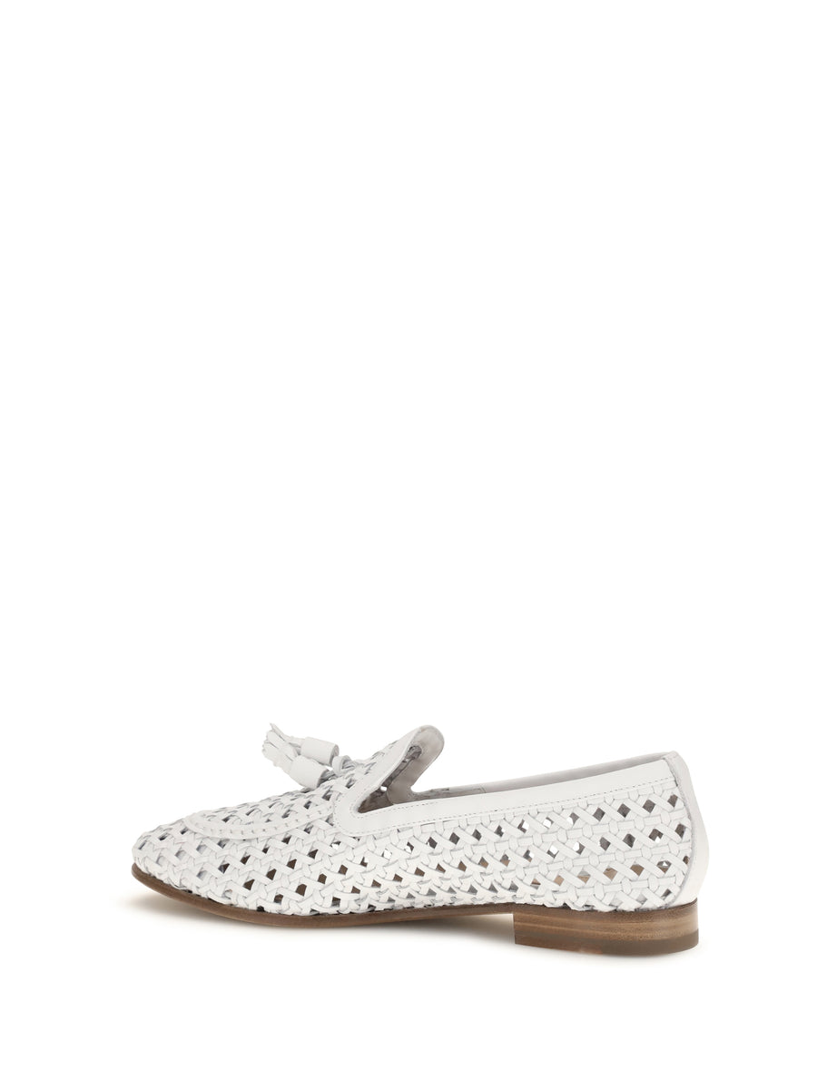 Leather Loafers White Upper: Calf