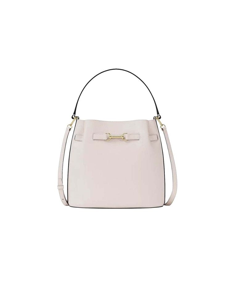 Michael Kors Bucket Bag Light Cream Leather / Bucket-bags