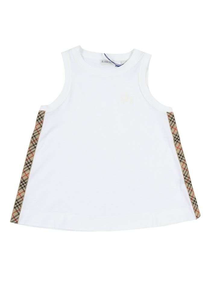 KID GIRL T-SHIRTS White Cotton Short Sleeves T-shirt