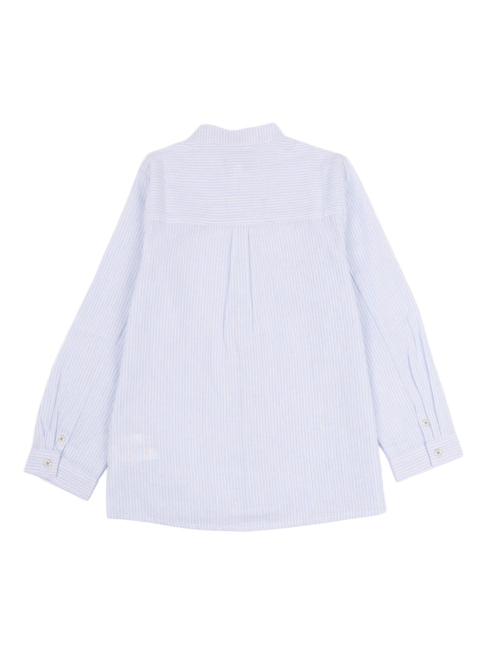 Camicia Light Blue Linen Cotton Shirt