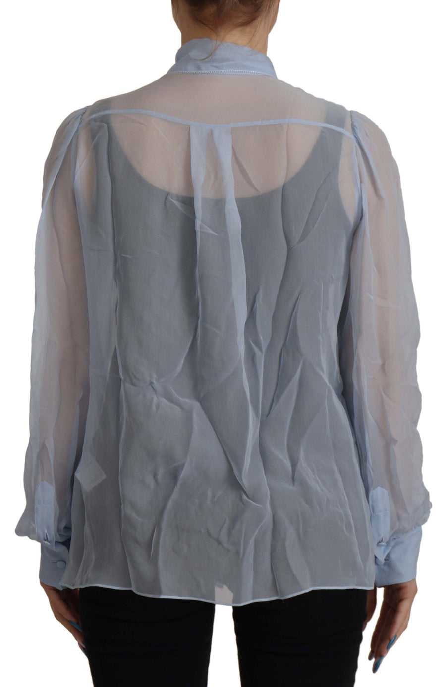 Dolce & Gabbana 100% Silk blouse in blue