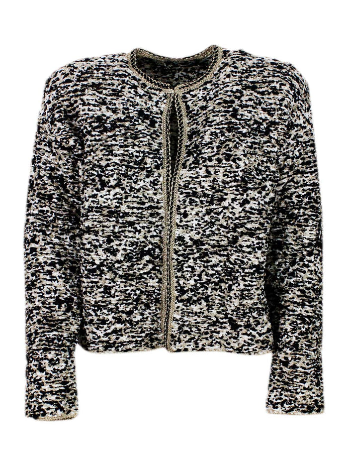 Fabiana Filippi Jackets Nero - Panna Oro 30bb 29pa 22co